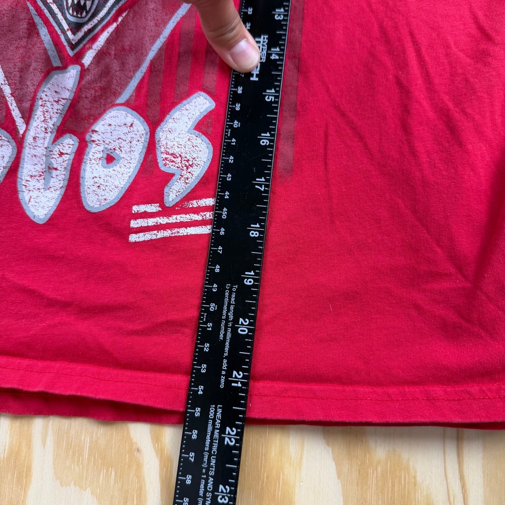Champion New Mexico Lobos T-Shirt Mens Medium Red Short Sleeve Boxy Graphic Tee - Picture 4 of 7